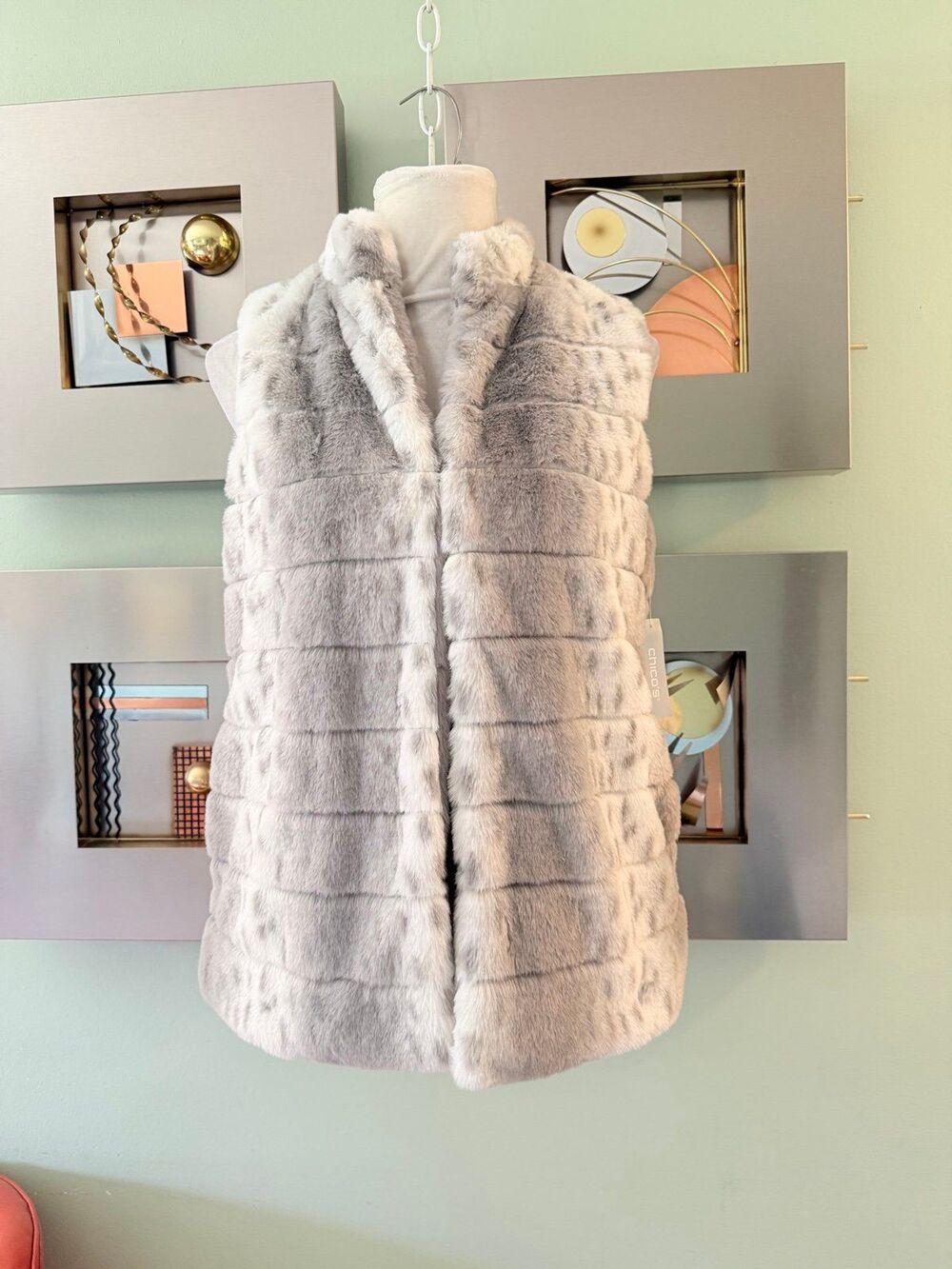 Chicos faux fur Vest